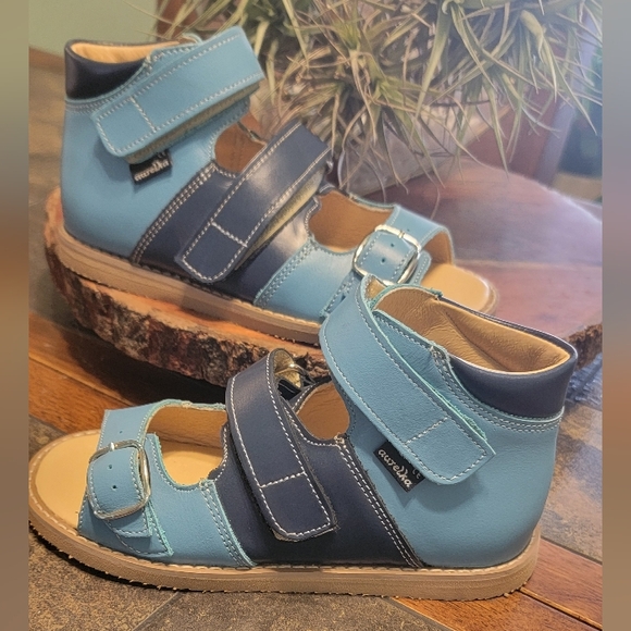 Preventive Corrective Orthopedic Boys Leather Sandals Aurelka‎ SZ 29 US 11.5 - Picture 1 of 10
